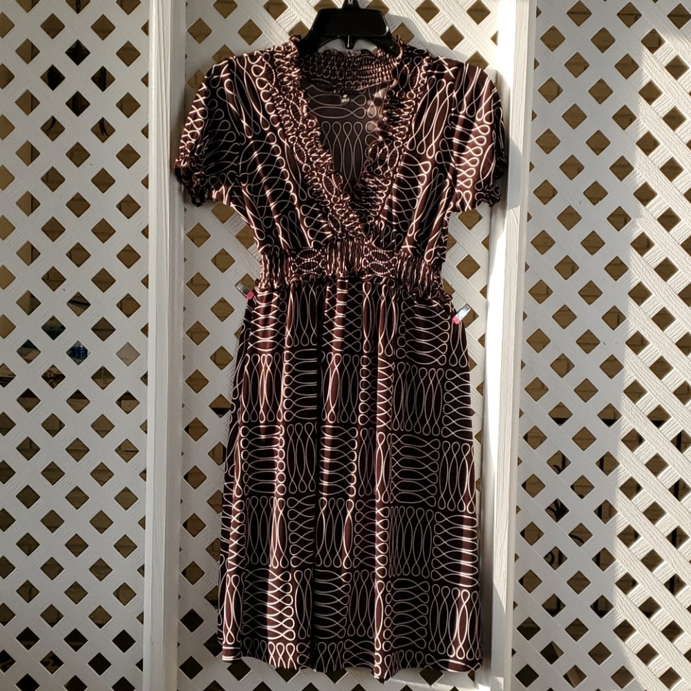 Brown Mini Dress